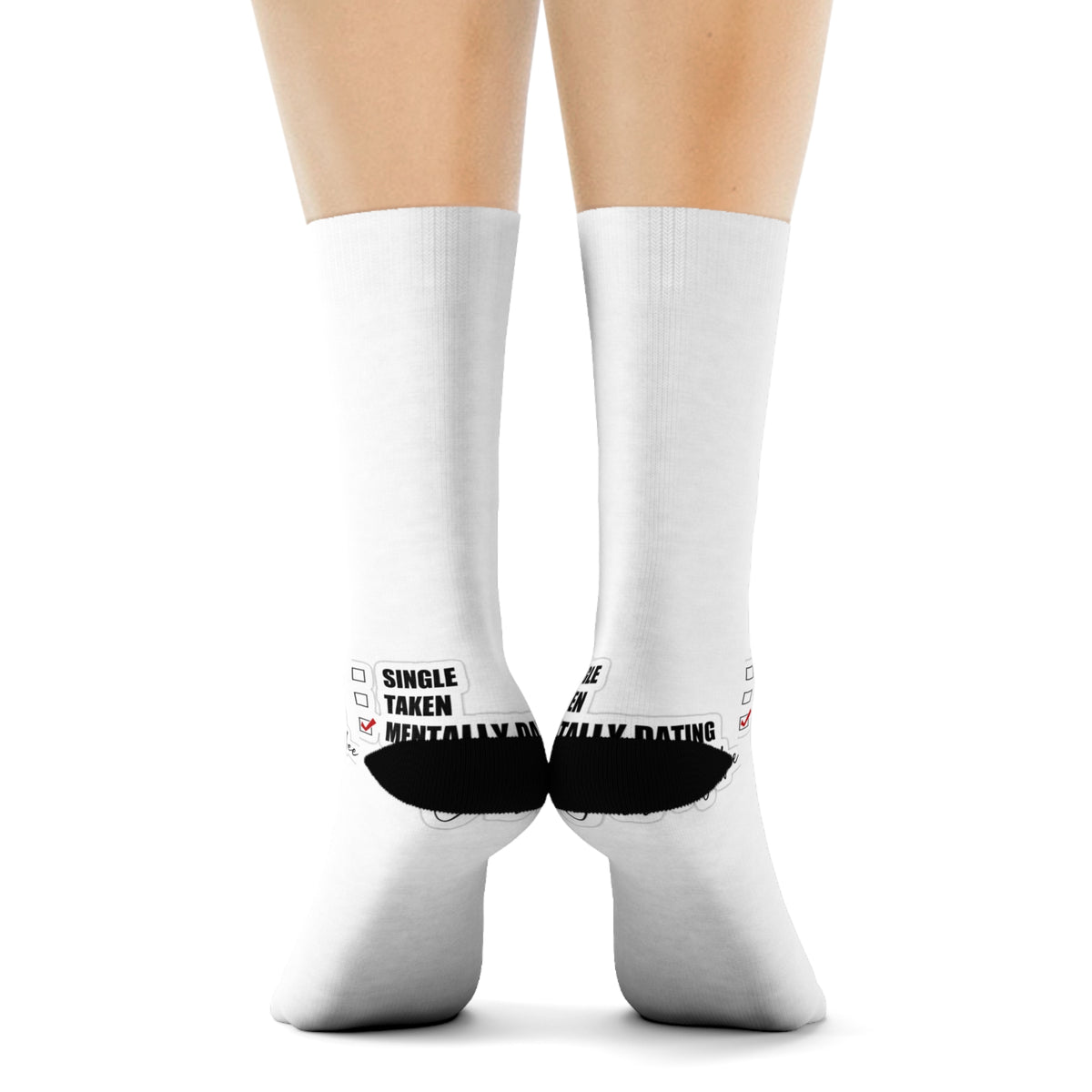 John McAfee | Mentally Dating All-Over Print Socks