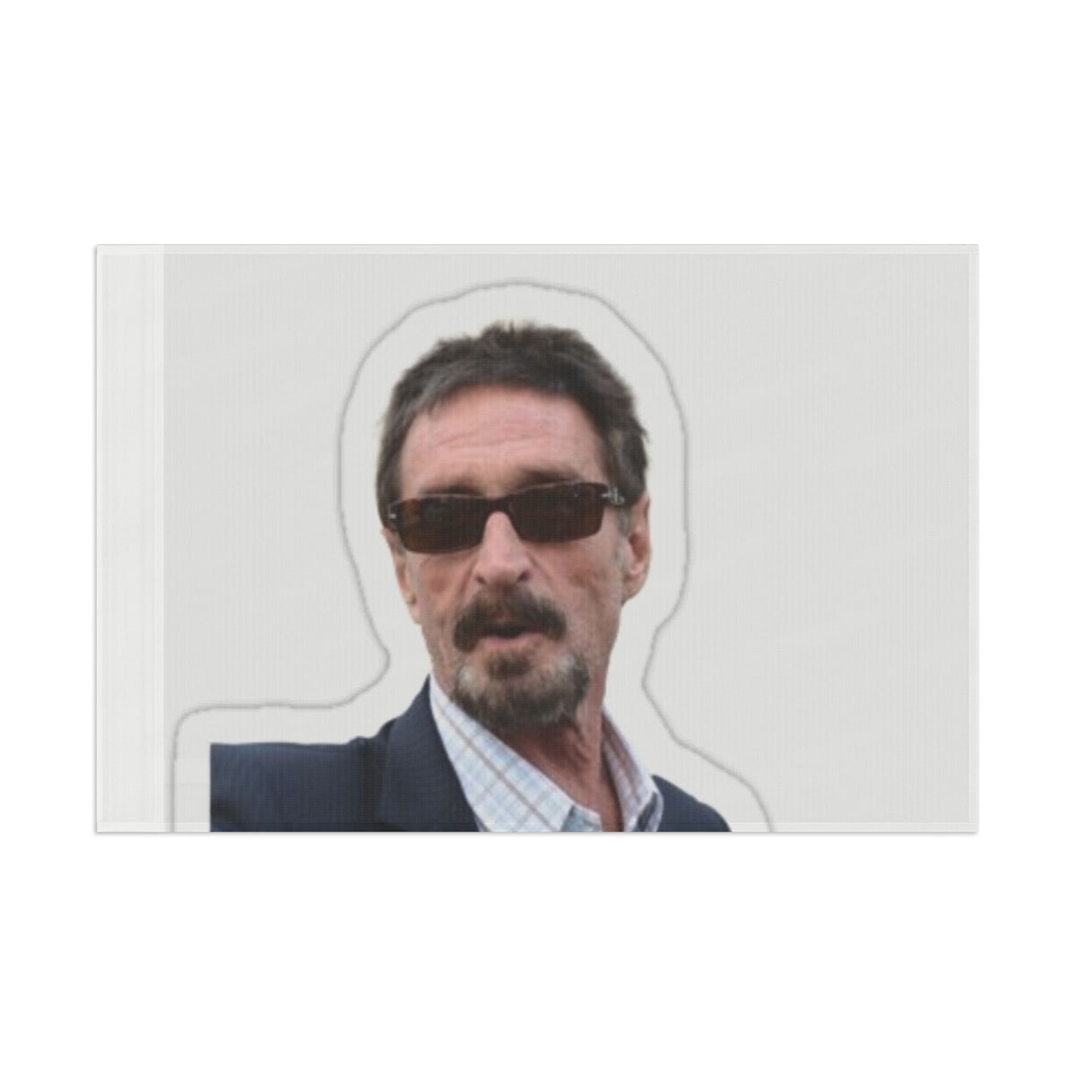 John McAfee | Legends Never Die Outdoor Flag (36x60)