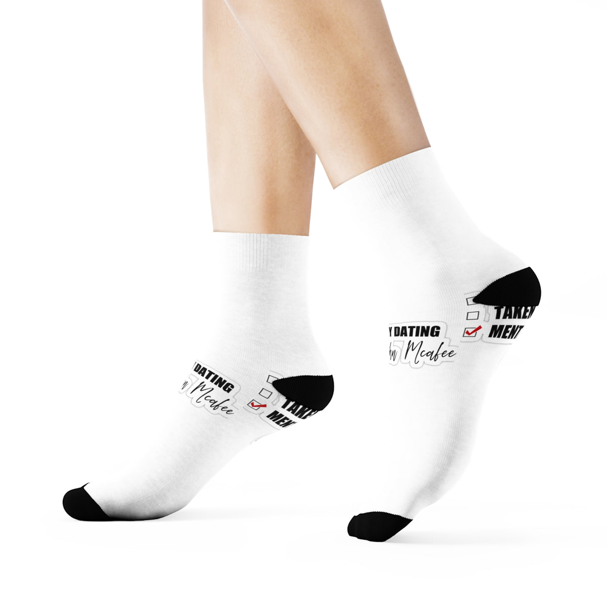 John McAfee | Mentally Dating All-Over Print Socks