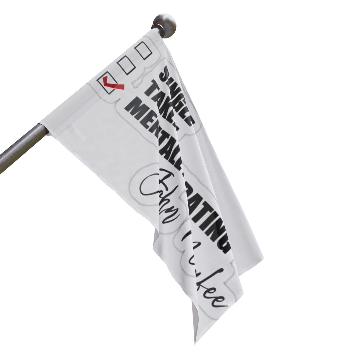 John McAfee | Mentally Dating Outdoor Flag (36x60)