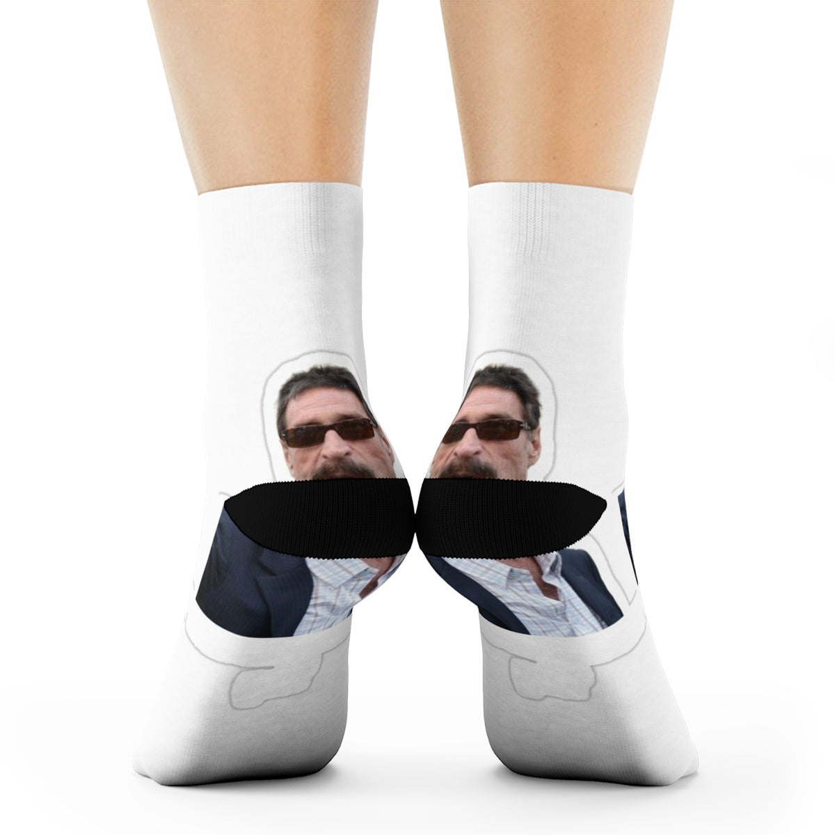 John McAfee | Legends Never Die All-Over Print Socks