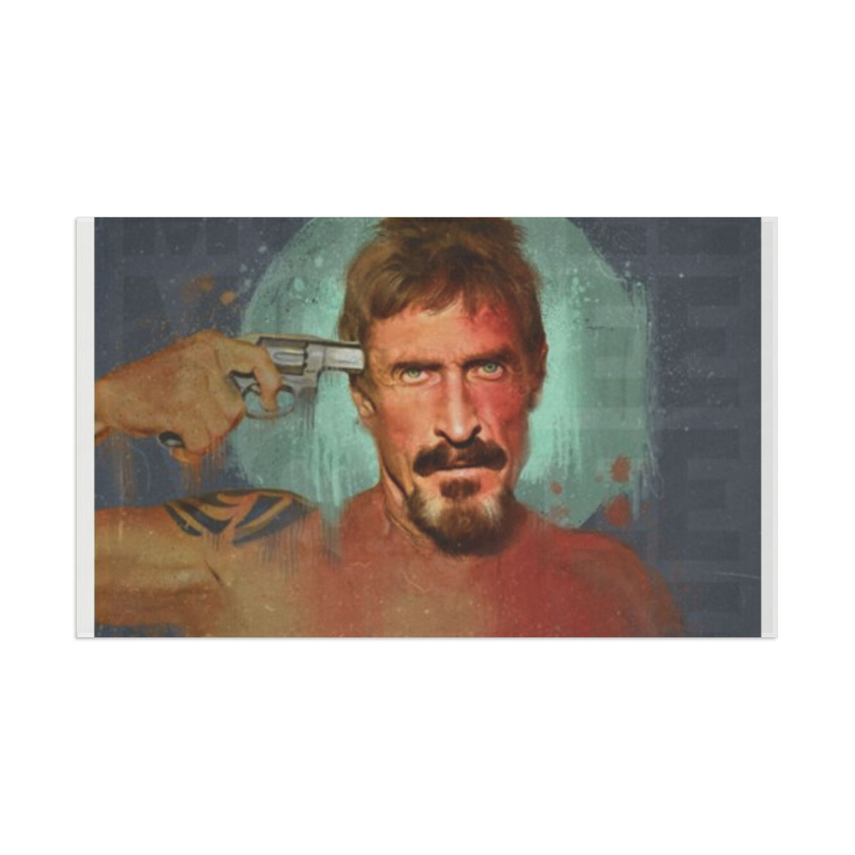 John McAfee | Didn't Kill Himself Outdoor Flag (36x60)