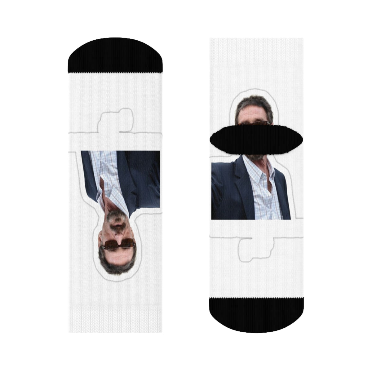 John McAfee | Legends Never Die All-Over Print Socks