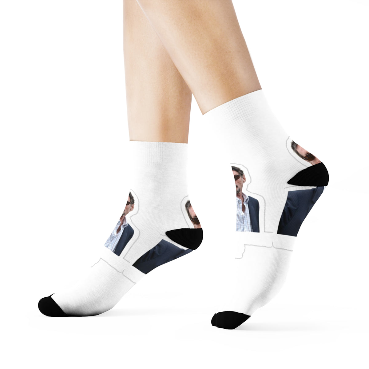 John McAfee | Legends Never Die All-Over Print Socks