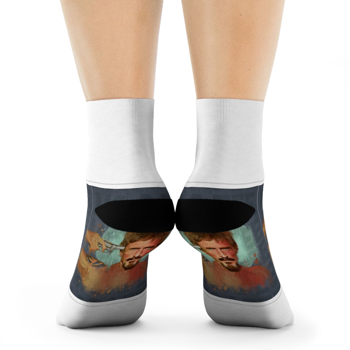 John McAfee | Didn't Kill Himself All-Over Print Socks