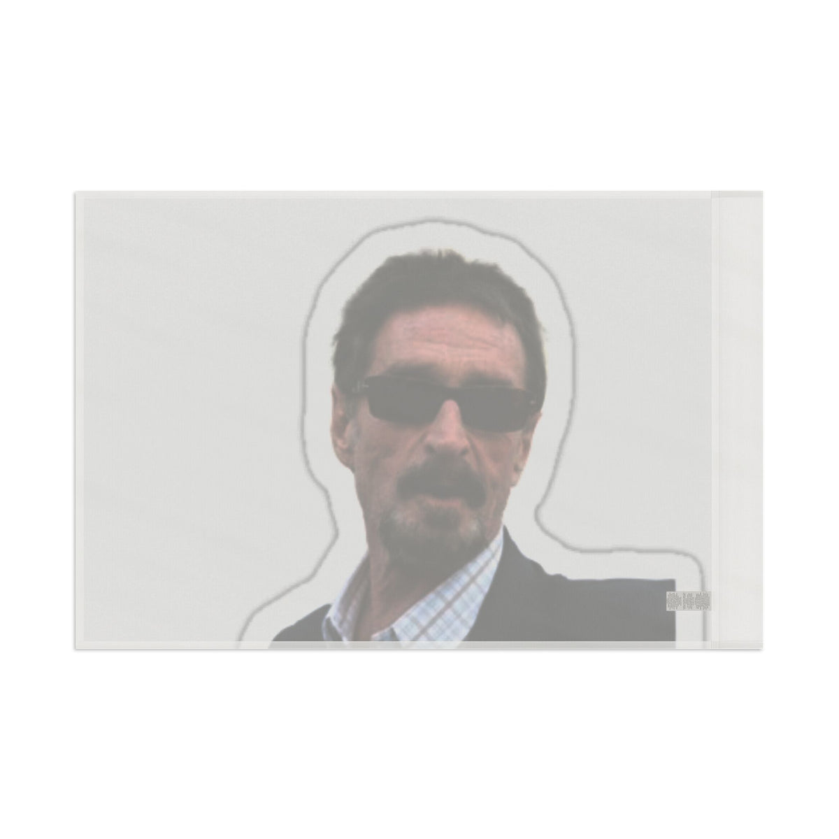 John McAfee | Legends Never Die Outdoor Flag (36x60)