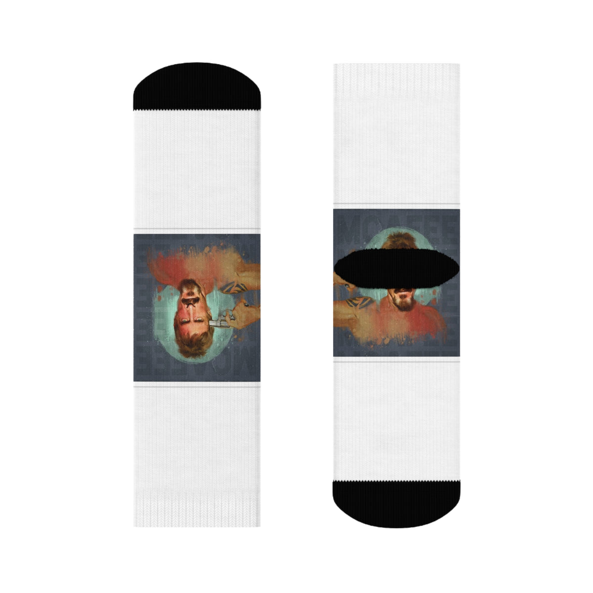 John McAfee | Didn't Kill Himself All-Over Print Socks