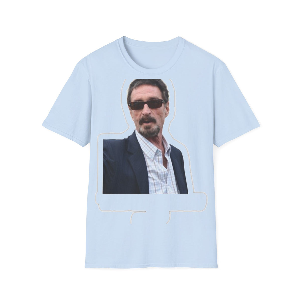 John McAfee | Legends Never Die Unisex Softstyle Tee