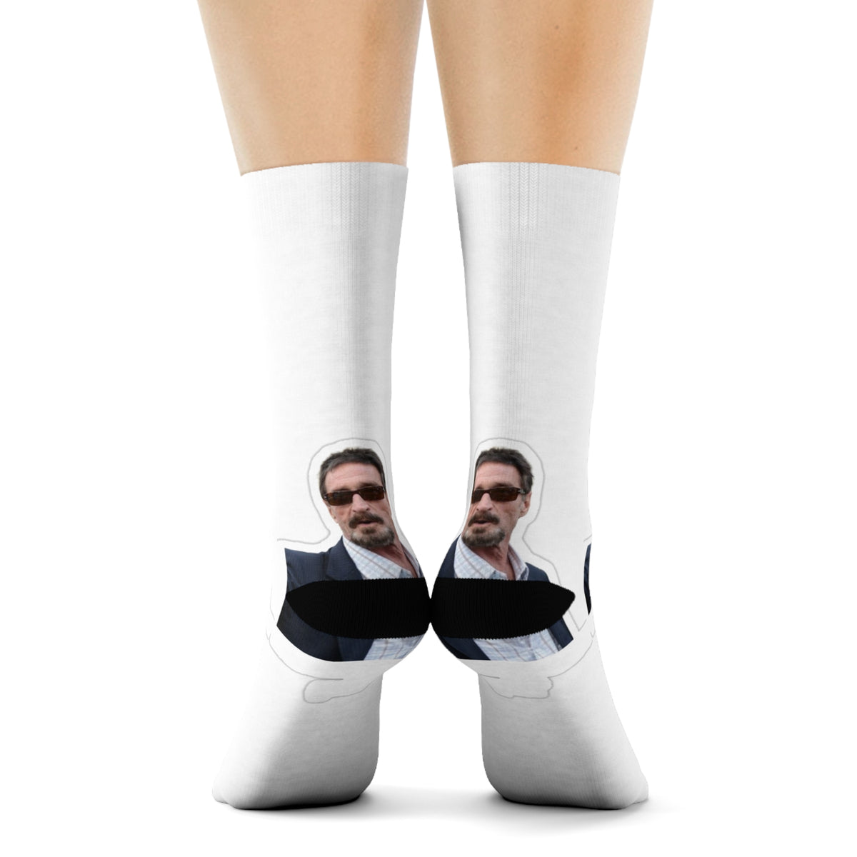John McAfee | Legends Never Die All-Over Print Socks