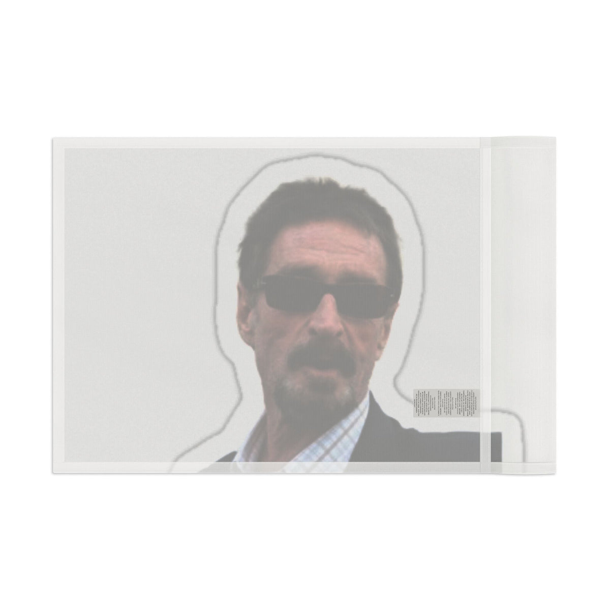 John McAfee | Legends Never Die Outdoor Flag (36x60)