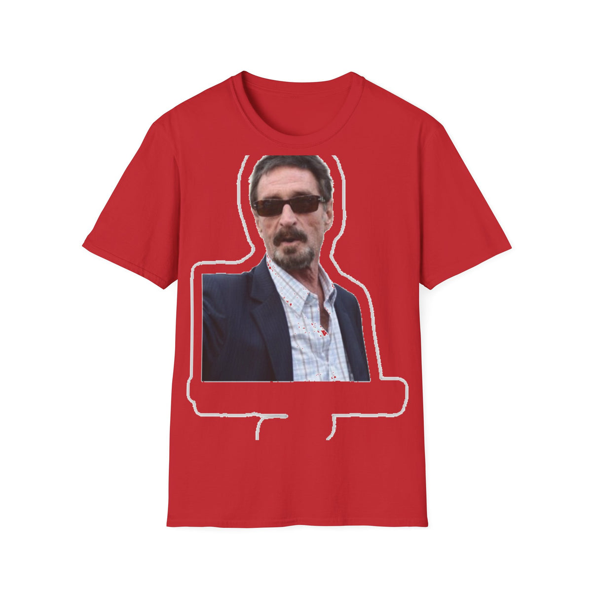 John McAfee | Legends Never Die Unisex Softstyle Tee